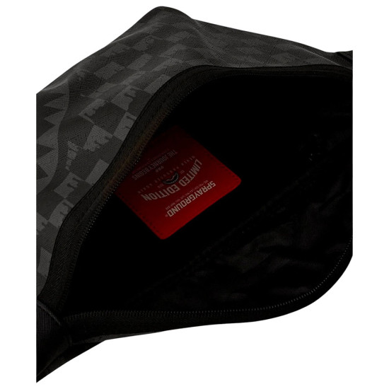 Sprayground Τσαντάκι μέσης Hangover Drip Grey Check Savvy Cross-Body
